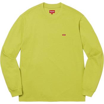 Suéteres Supreme Small Box L/S Tee Verde | Supreme 283AP